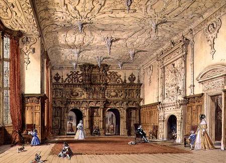 Crewe Hall, Cheshire von Joseph Nash
