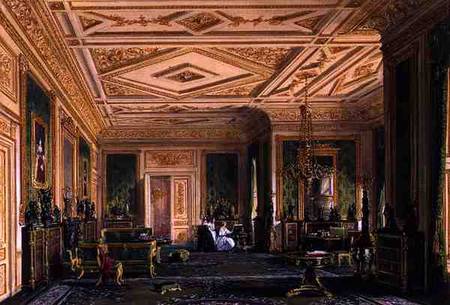 The Green Drawing Room at Windsor von Joseph Nash