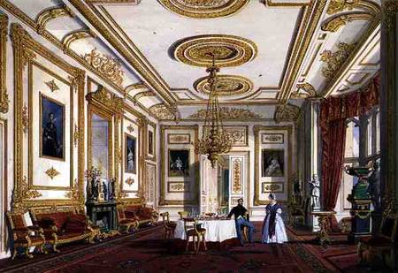 The White Drawing Room At Windsor Castle Joseph Nash Als