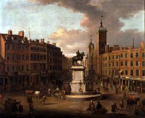 A View of Charing Cross and Northumberland House 1746