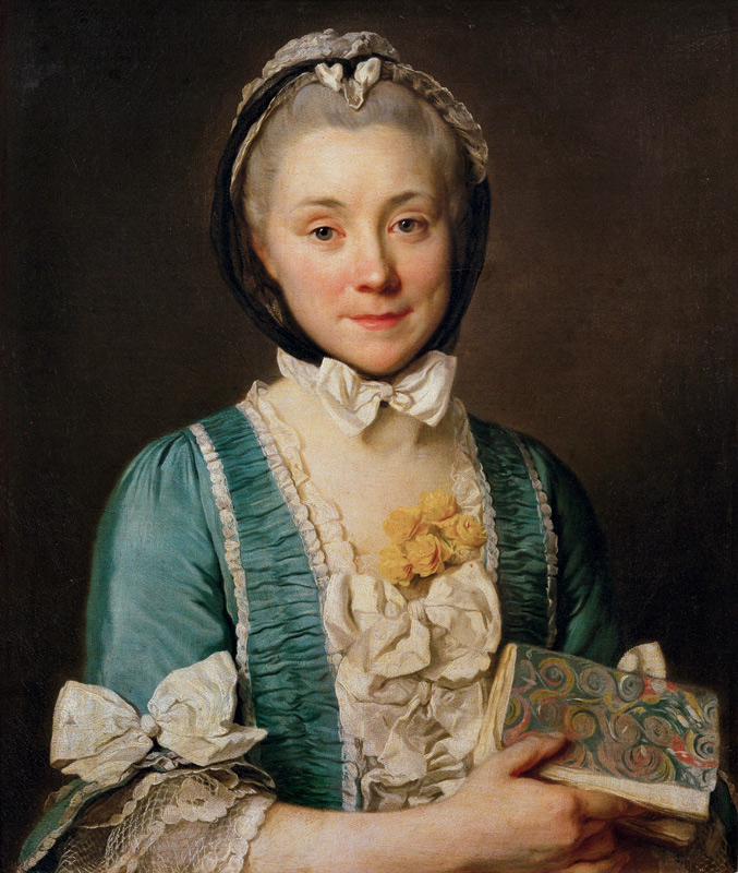 Madame Lenoir, mère d'Alexandre Lenoir, fondateur du Musée des Monuments français von Joseph Siffred Duplessis