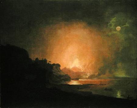 The Eruption of Mount Vesuvius von Joseph Wright of Derby
