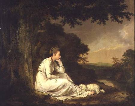 Maria, from Sterne's "A Sentimental Journey" von Joseph Wright of Derby