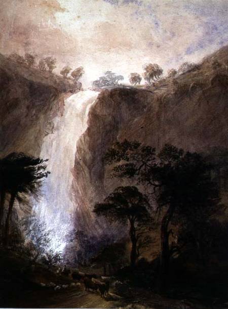 View of a Waterfall von Joshua Wallis