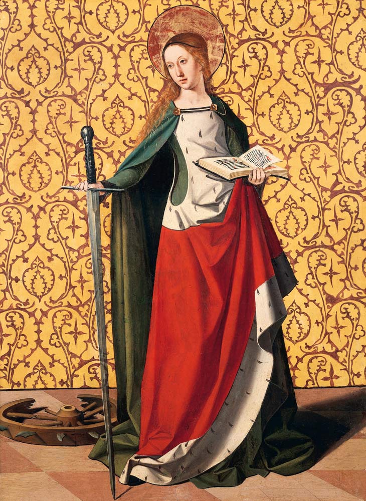 St. Catherine of Alexandria von Josse Lieferinxe