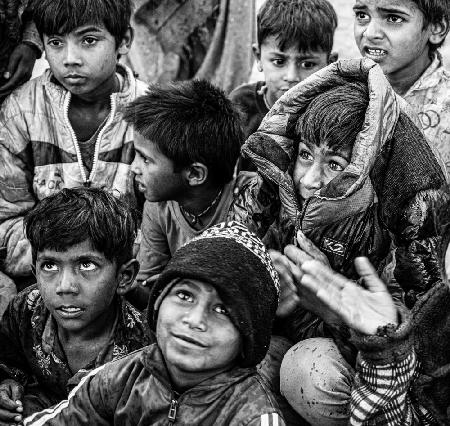 Zigeunerlager in Pushkar,Indien.