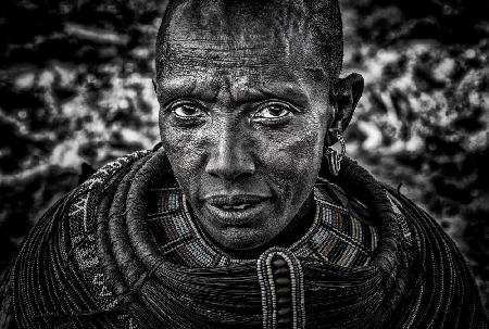 Frau des Samburu-Stammes – Kenia