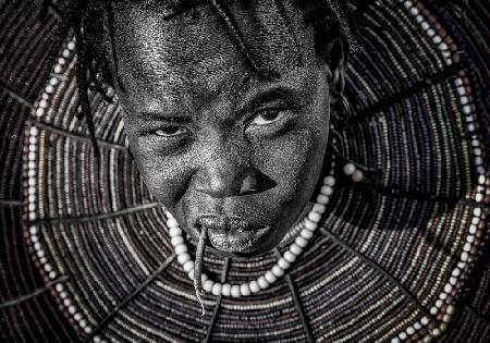 Frau vom Pokot-Stamm - Kenia