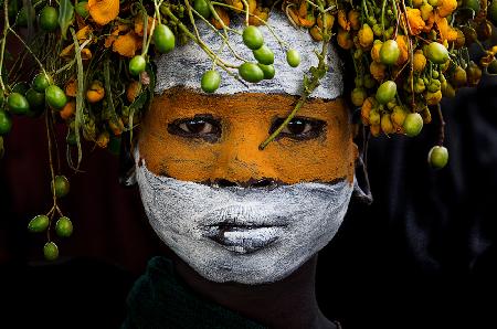 Mädchen vom Surma-Stamm - Äthiopien