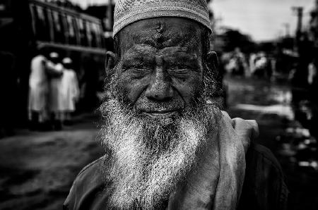 Mann aus Bangladesch.