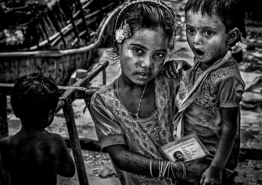 Rohingya-Flüchtlingskinder. von Joxe Inazio Kuesta Garmendia