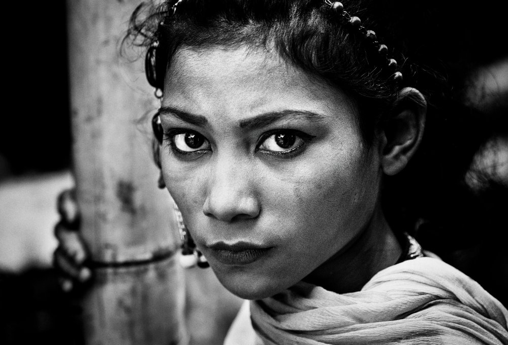 Rohingya-Flüchtlingsmädchen. von Joxe Inazio Kuesta Garmendia