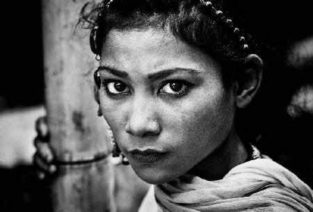 Rohingya-Flüchtlingsmädchen.