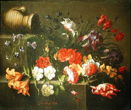 Flowers on a Ledge von Juan de Arellano
