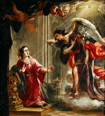 The Annunciation (oil on canvas) von Juan de Valdes Leal
