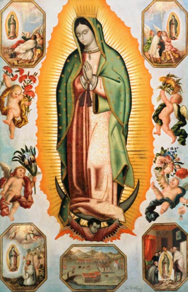 The Virgin of Guadalupe von Juan de Villegas