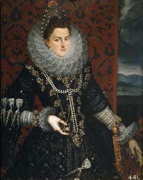 Porträt von Infanta Isabel Clara Eugenia von Österreich (1566-1633)