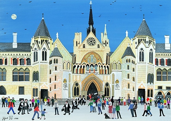 Royal Courts of Justice, London von Judy  Joel