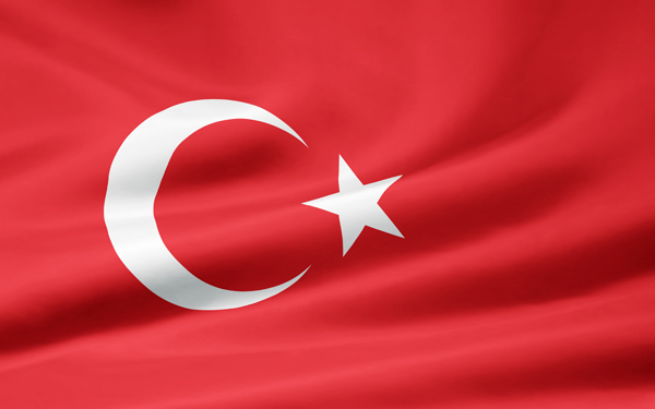 Türkische Flagge von Juergen Priewe