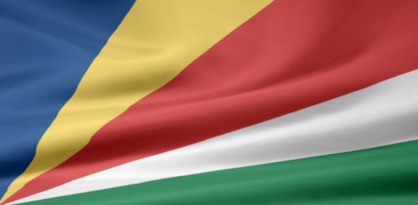 Seychellen Flagge von Juergen Priewe