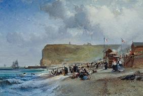 Crinolines on the Beach, Fecamp 1871