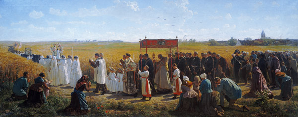 The Blessing of the Wheat in the Artois von Jules Breton