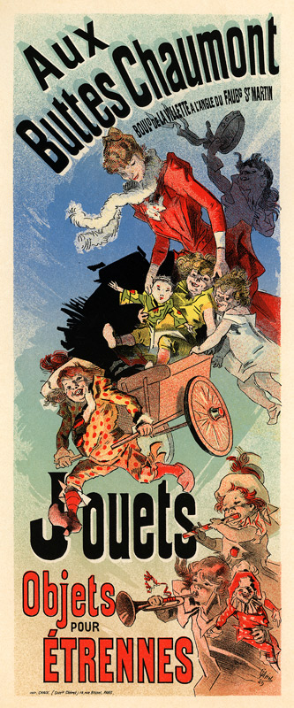 Aux Buttes Chaumont (Plakat) von Jules Chéret
