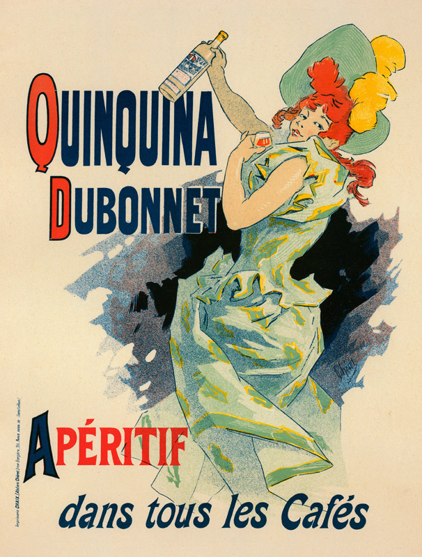 Quinquina Dubonnet (Plakat) von Jules Chéret