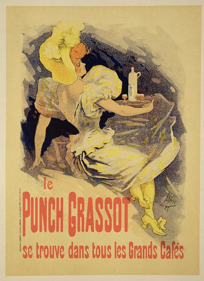 Reproduction of a poster advertising 'Punch Grassot' von Jules Chéret