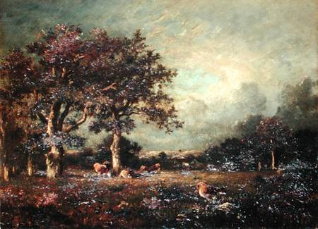 Landscape with Cows von Jules Dupré