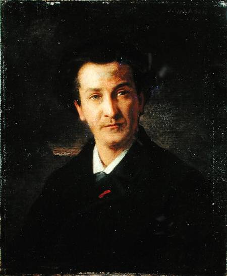 Portrait of Francois Coppee (1842-1908) von Jules Emmanuel Valadon