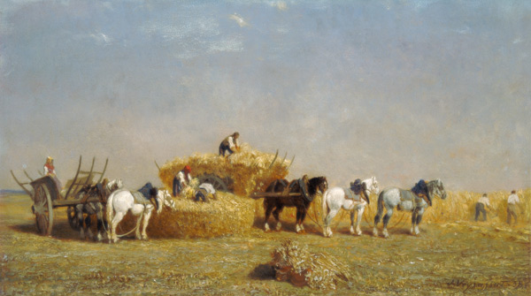 Haymaking von Jules J. Veyrassat