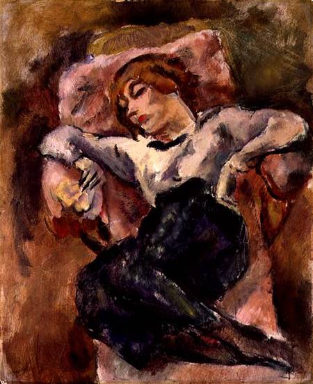 Hermine David Sleeping von Jules Pascin