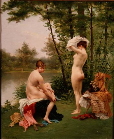 The Bathers von Jules Scalbert