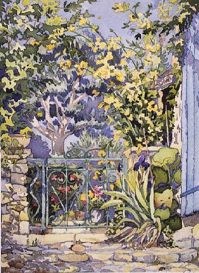 Garden Gate, Vaison  von Julia  Gibson