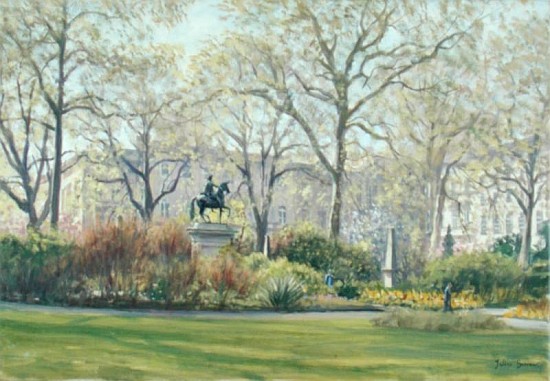 St. James''s Square (oil on canvas)  von Julian  Barrow