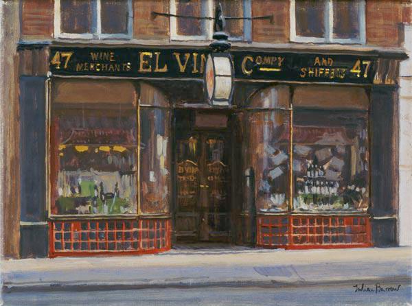 El Vino''s, Fleet Street (oil on canvas) 