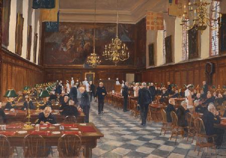 View of the Great Hall, the Royal Hospital Chelsea 1990