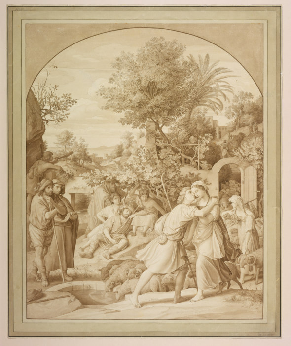 Jacob und Rahel am Brunnen von Julius Schnorr von Carolsfeld