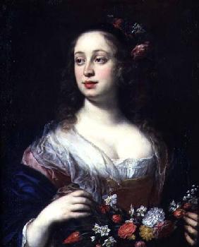 Portrait of Vittoria della Rovere dressed as Flora c.1639