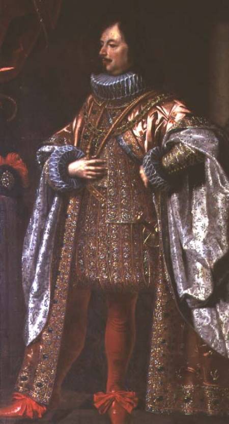 Vincenzo II Gonzaga, ruler of Mantua from 1587-1612, wearing a cloak of the Order of the Redemeer von Justus Susterman