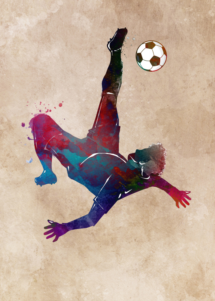 Fußball Fußball Sport Kunst 11 von Justyna Jaszke