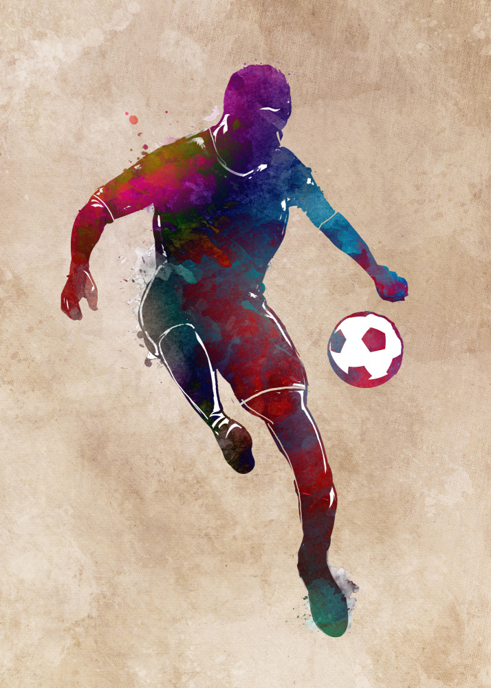 Fußball Fußball Sport Kunst 9 von Justyna Jaszke