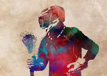 Lacrosse-Sportkunst 3