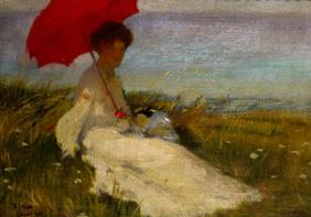 Dame mit Sonnenschirm. 1904