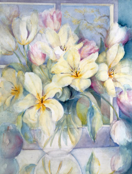 Spring tulips  von Karen  Armitage