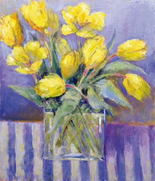 The Tank of Tulips (oil on canvas)  von Karen  Armitage