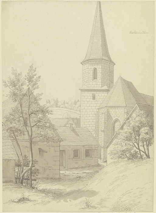 Kirche zu Brodswinden bei Ansbach von Karl Ballenberger