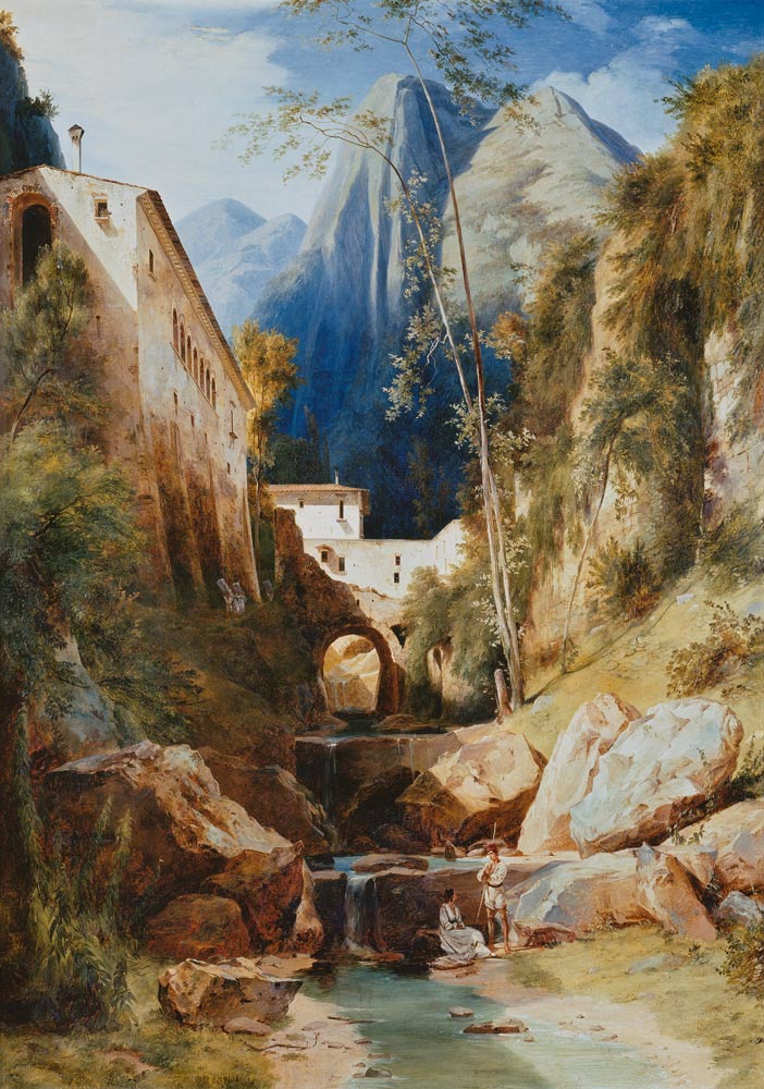 Mühlental bei Amalfi von Carl Eduard Ferdinand Blechen