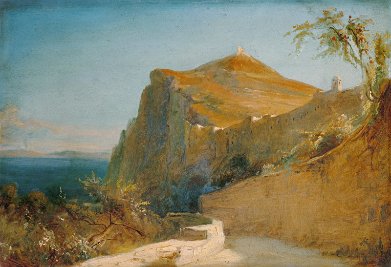 Tiberius-Felsen auf Capri von Carl Eduard Ferdinand Blechen